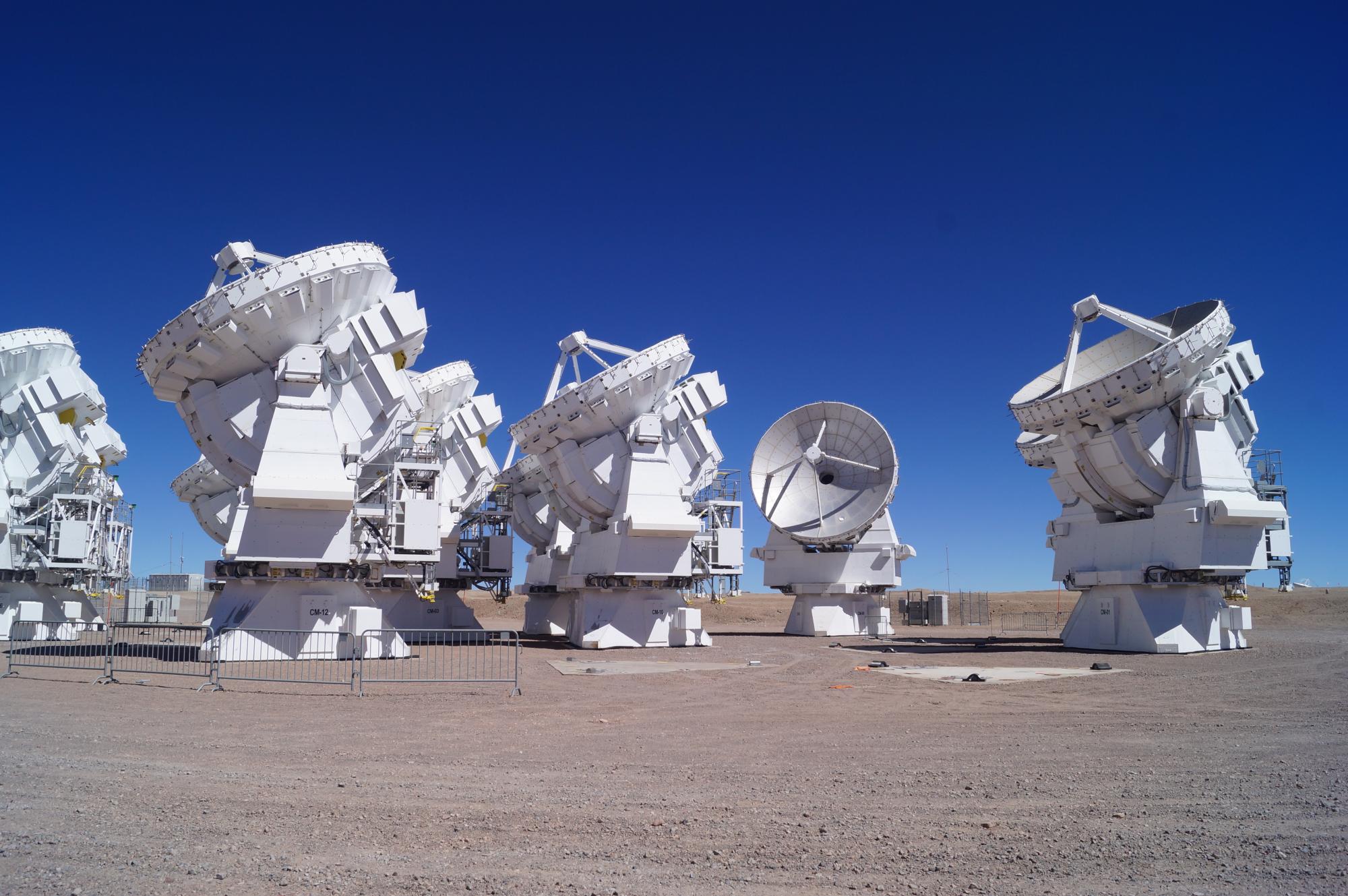 Radiotelescopios en Alma