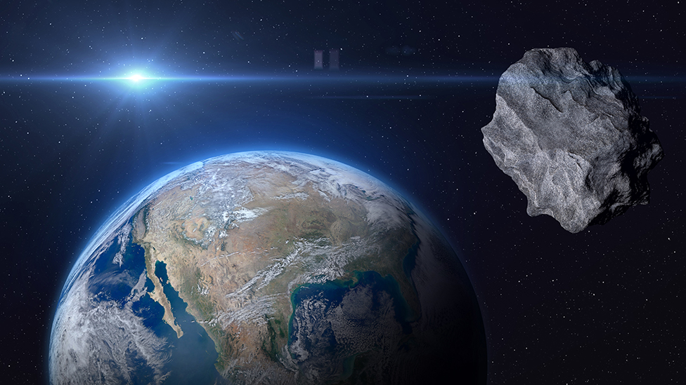 Asteroide cerca de la tierra captado por la NASA. Créditos: GETTY IMAGES