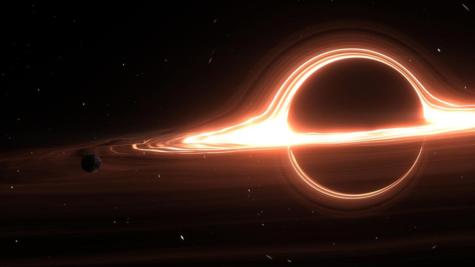 Representación de un agujero negro. Créditos: Getty Images