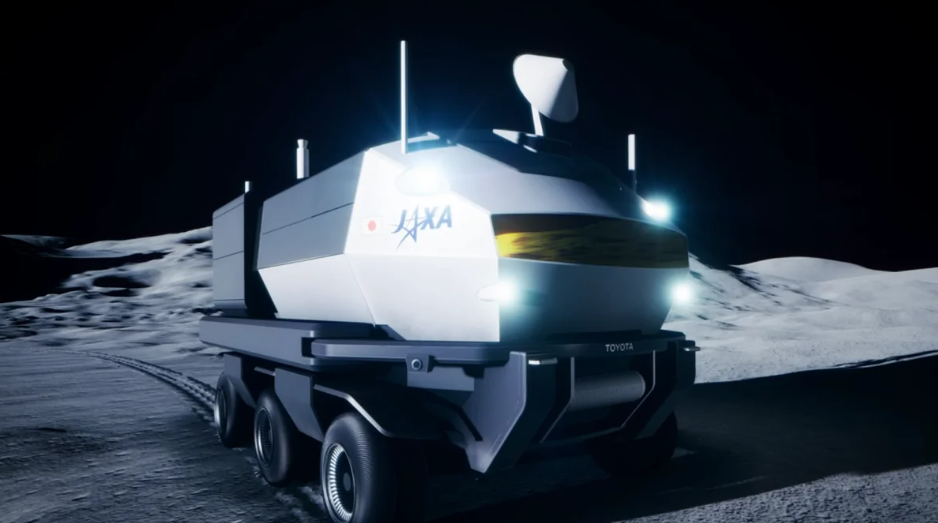 Recreación del imponente vehículo lunar que será creado. Créditos: JAXA/Toyota