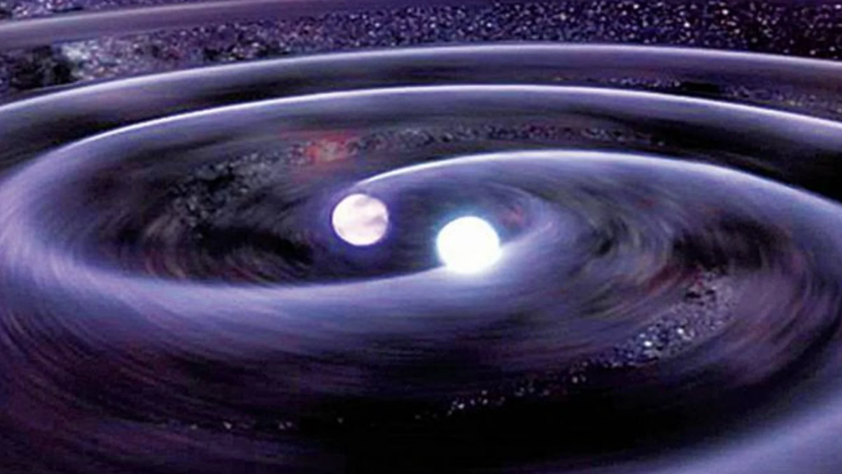 Ondas gravitacionales. Créditos: NASA