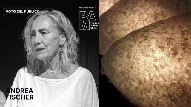 Andrea Fischer (66 años), es artista visual textil y la ganadora del Voto del público del Premio PAM 2023